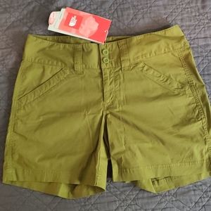North Face sz 6 Lotus canvas shorts, UPF 50